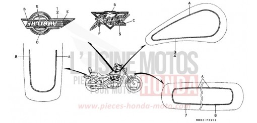 STREIFEN/MARKE (VT1100CN/CP/CR) VT1100CR de 1994